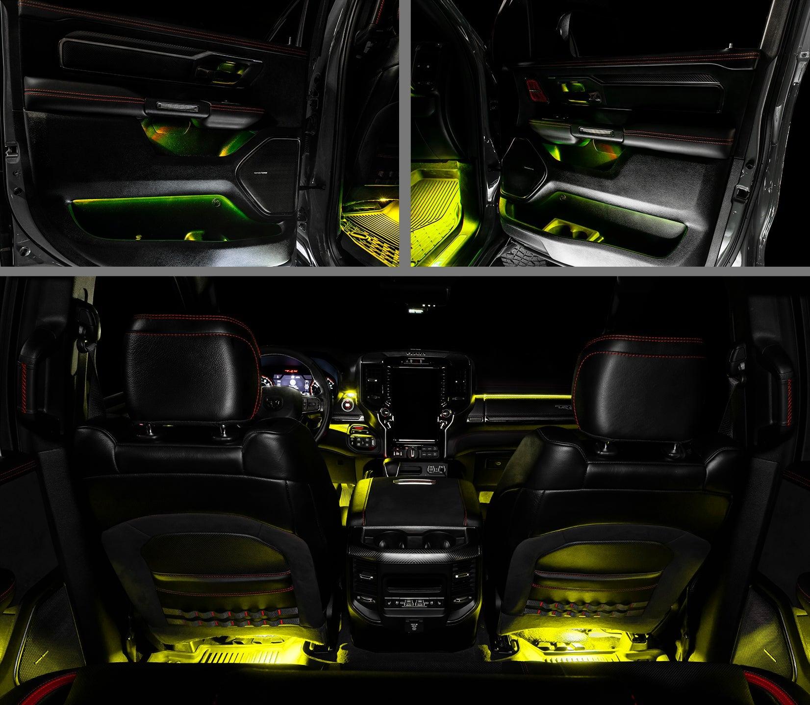 ORACLE Lighting 2019-2023 RAM Complete Interior Ambient Lighting ColorSHIFT® RGB Conversion Kit