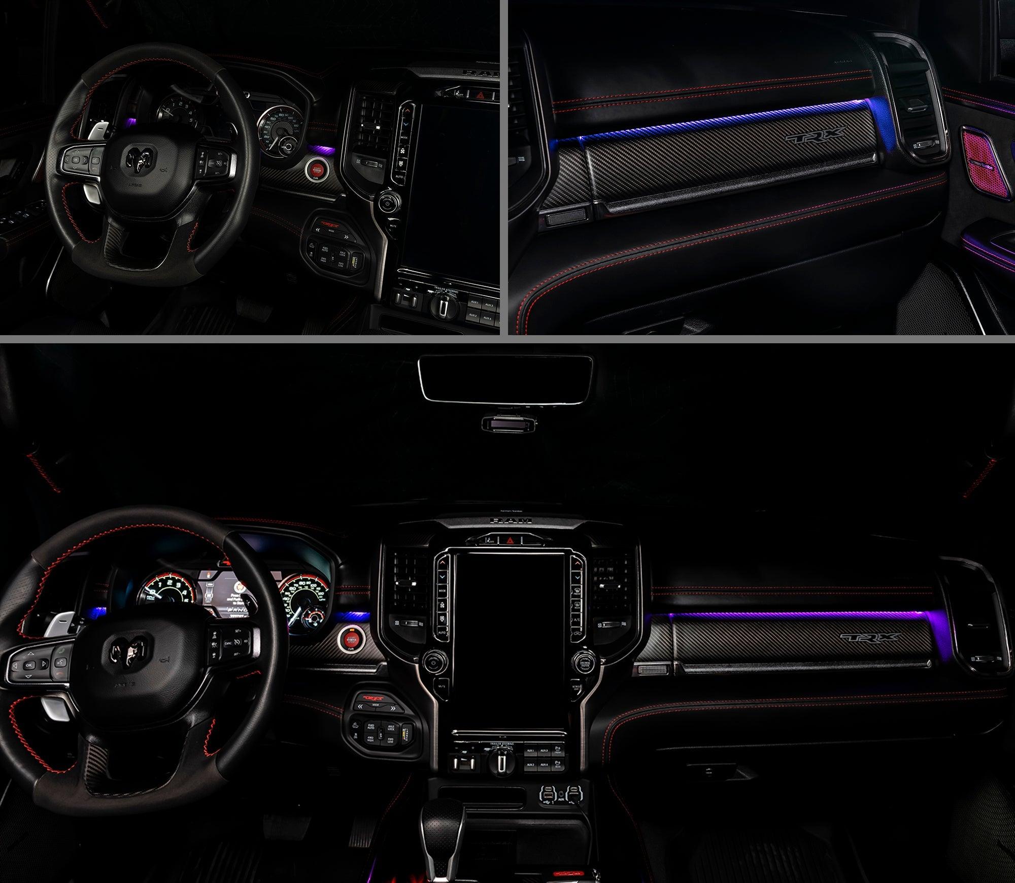 ORACLE Lighting 2019-2023 RAM Complete Interior Ambient Lighting ColorSHIFT® RGB Conversion Kit