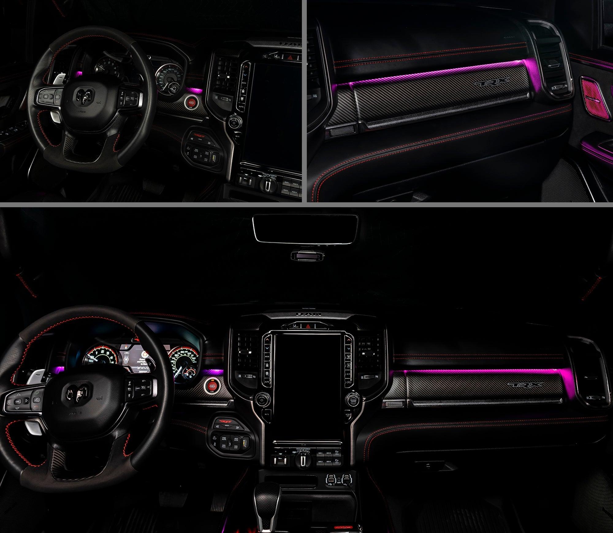 ORACLE Lighting 2019-2023 RAM Complete Interior Ambient Lighting ColorSHIFT® RGB Conversion Kit