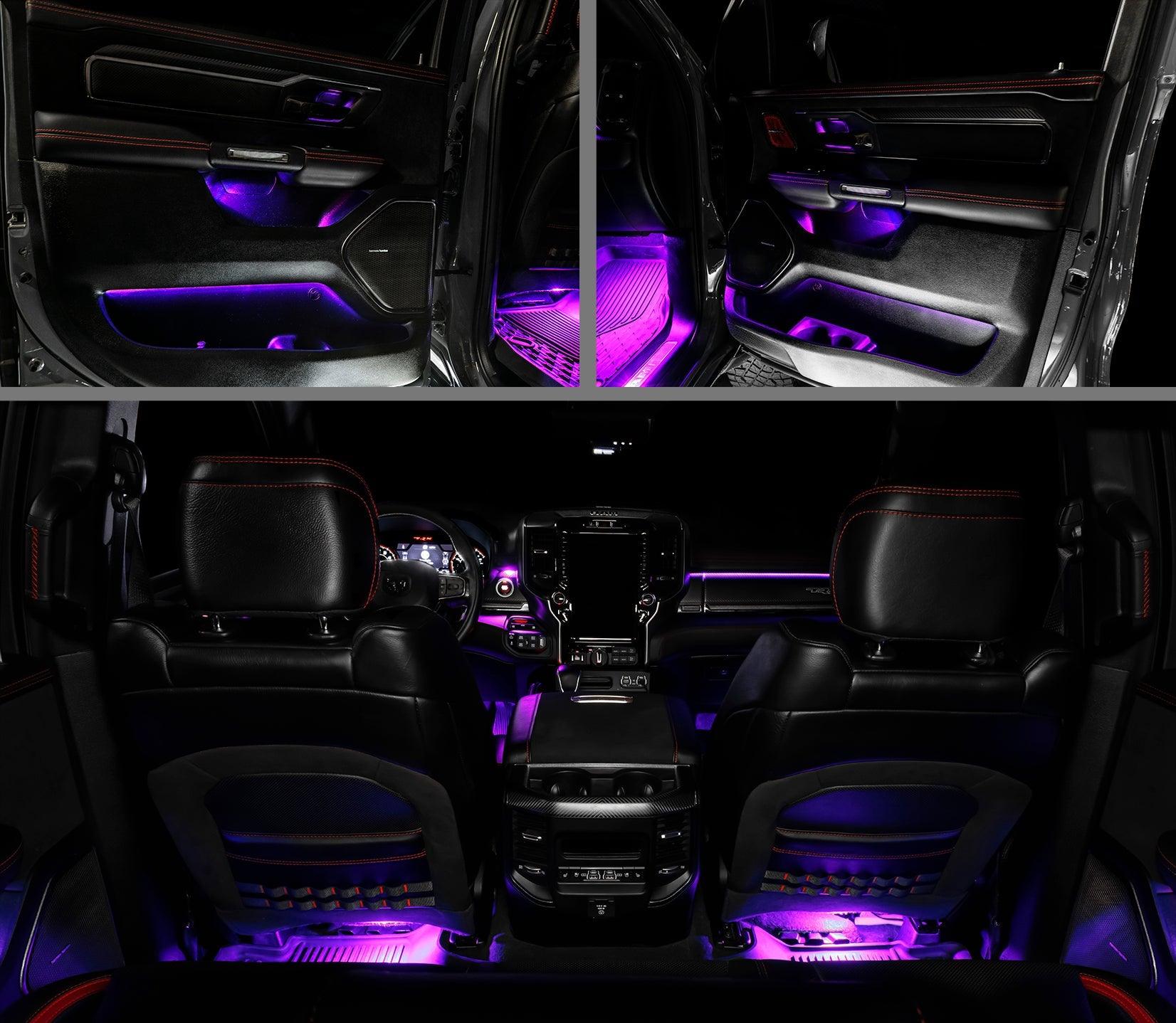 ORACLE Lighting 2019-2023 RAM Complete Interior Ambient Lighting ColorSHIFT® RGB Conversion Kit