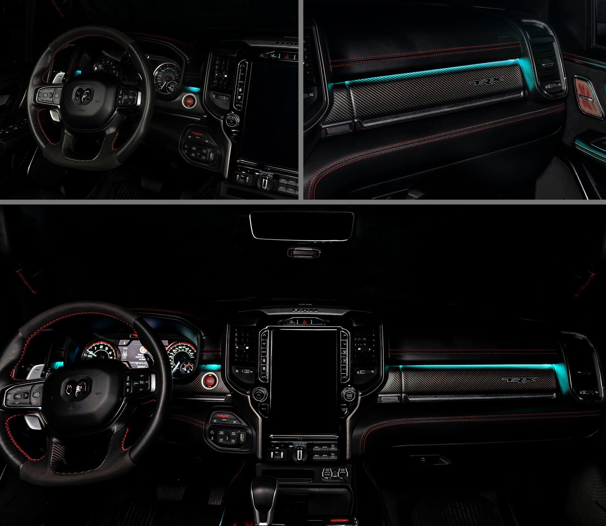 ORACLE Lighting 2019-2023 RAM Complete Interior Ambient Lighting ColorSHIFT® RGB Conversion Kit