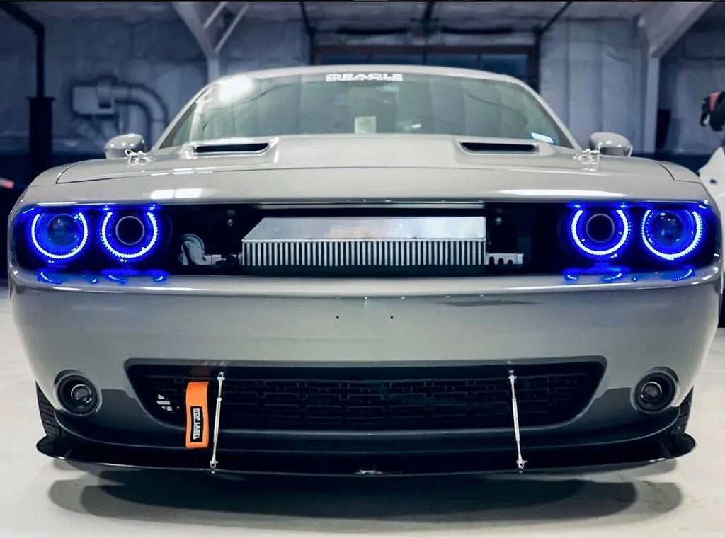 ORACLE Lighting 2015-2023 Dodge Challenger Dynamic ColorSHIFT Headlight Halo Kit - Surface Mount