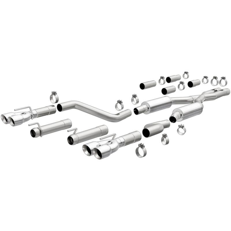 MagnaFlow 2017-2023 Dodge Challenger 409 SS Polished 3in Quad Tips Cat-Back Exhaust