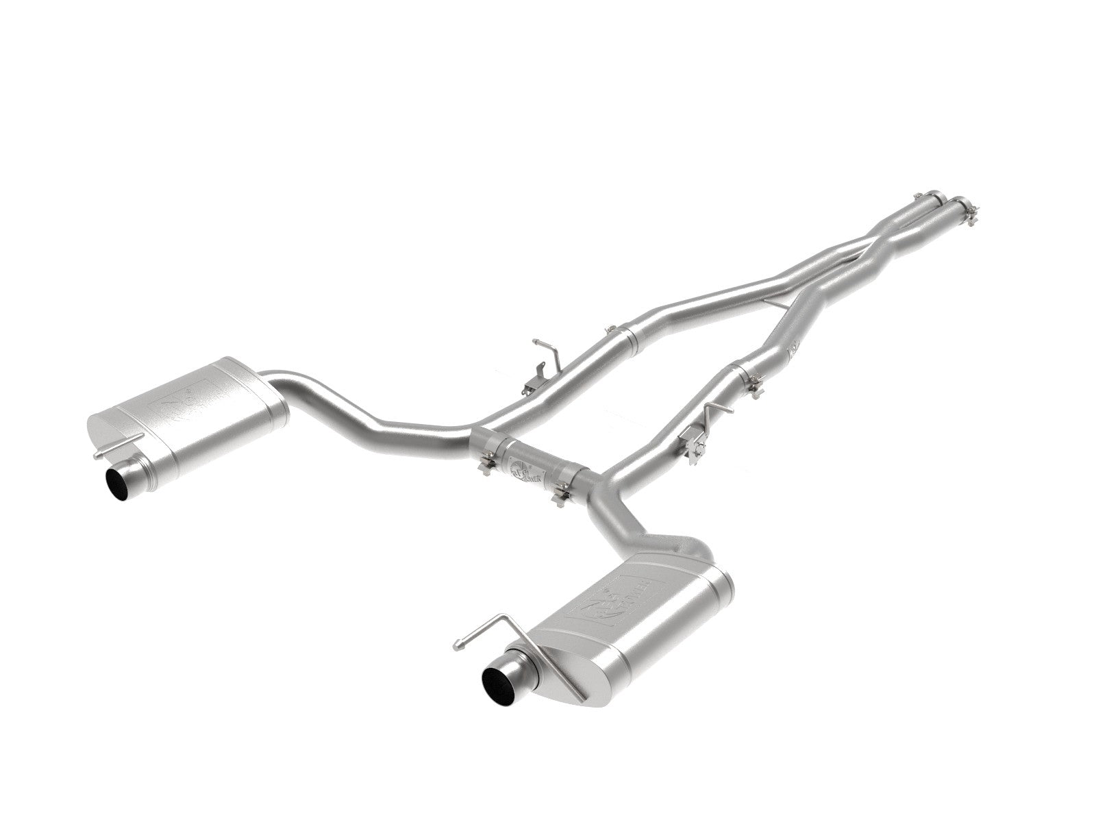 aFe MACH Force-Xp 3" 304 Stainless Steel Cat-Back Exhaust System 15-23 Dodge Charger 6.2/6.4L