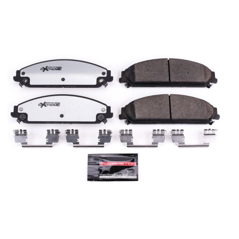 Power Stop 2013-2022 Dodge Charger/Challenger/300 Front Z26 Extreme Street Brake Pads w/Hardware