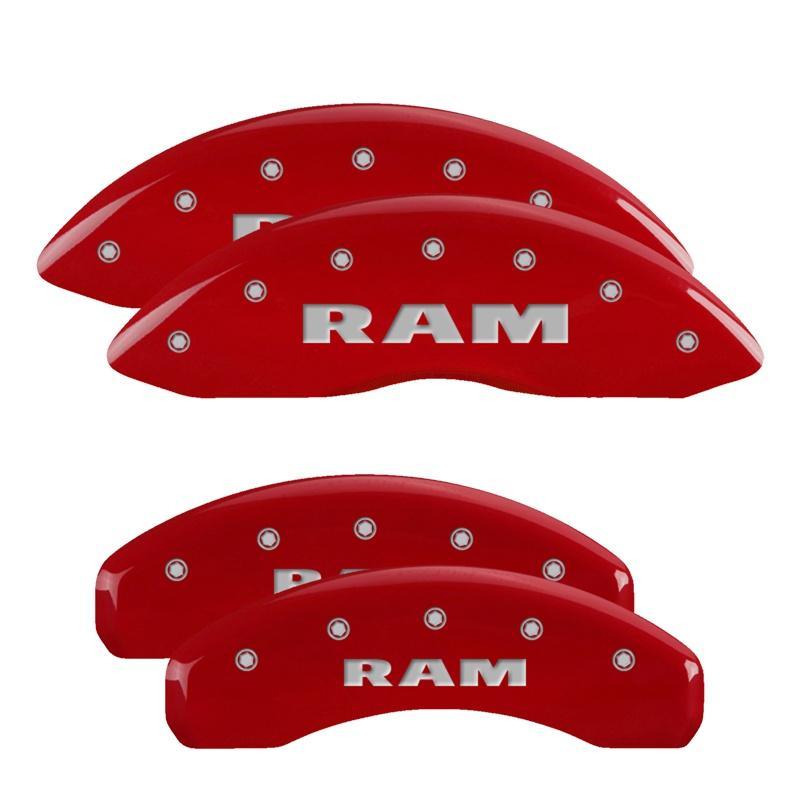 MGP Brake Caliper Covers Ram 1500 / 1500 Classic (2011-2018) (2019-2021 Classic) Red / Yellow / Black