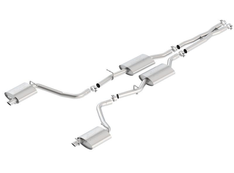 Borla 2015-2023 Dodge Challenger 3.6L V6 ATAK Catback Exhaust No Tips Factory Valance