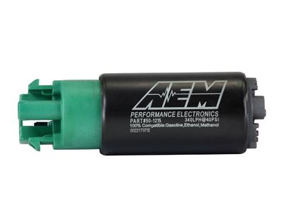 AEM 340LPH 65mm Fuel Pump Kit w/ Mounting Hooks - Ethanol Compatible 50-1215