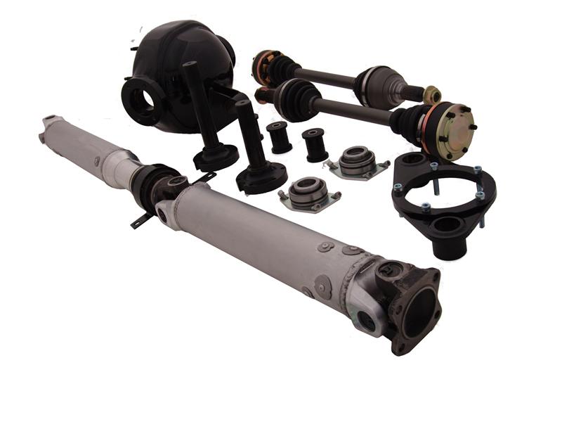 DSS 09-14 Dodge Challenger Automatic 9in Direct Bolt-in Kit w/ Axles & 4in Aluminum Shaft