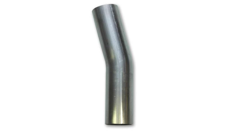 Vibrant 1in OD T304 SS 15 Deg Mandrel Bend 4in Leg Length (2in Centerline Radius)