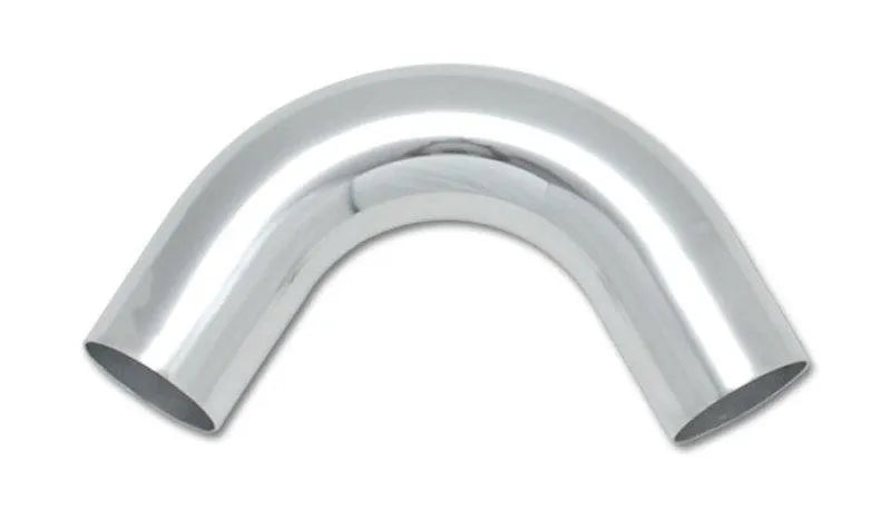 Vibrant 3.5in O.D. Universal Aluminum Tubing (120 degree Bend) - Polished