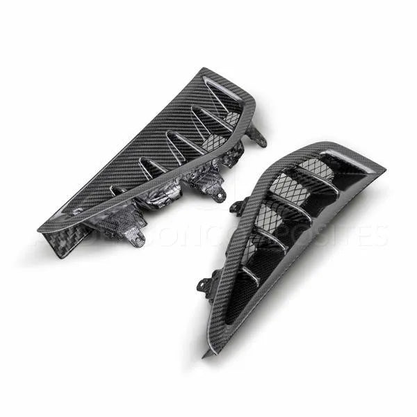 ANDERSON COMPOSITES  2021-2024 RAM TRX TYPE-OE CARBON FIBER FENDER VENTS (PAIR)