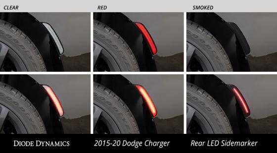 Diode Dynamics LED Sidemarkers for 2015-2023 Dodge Charger & Charger Widebody (set)