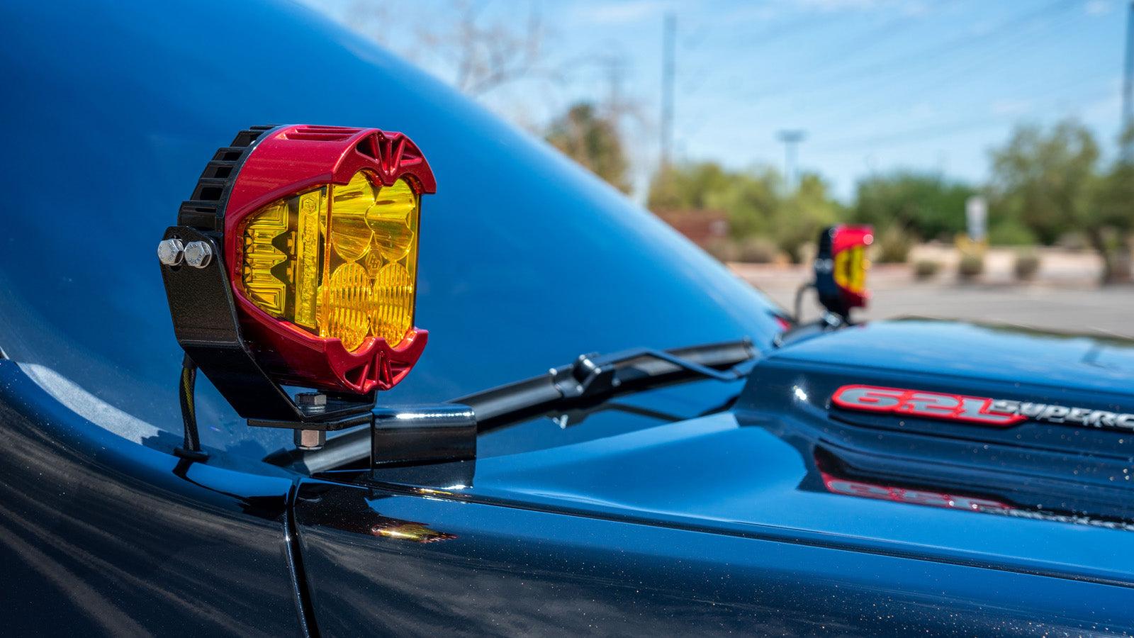 '21-24 Ram 1500 TRX SDHQ Built A-Pillar Light Mounts