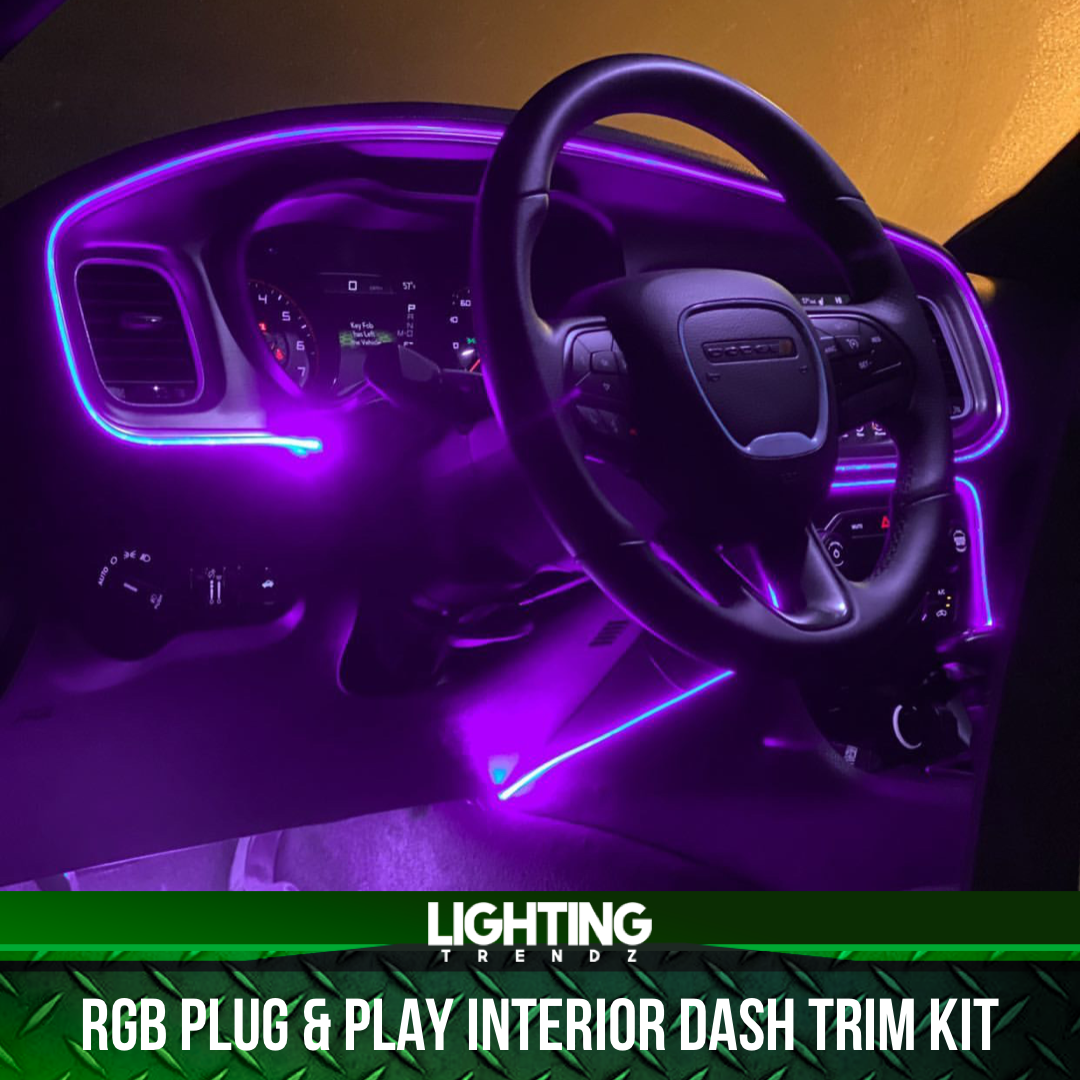 Lighting Trendz RGB Plug & Play Interior Dash Trim Kit