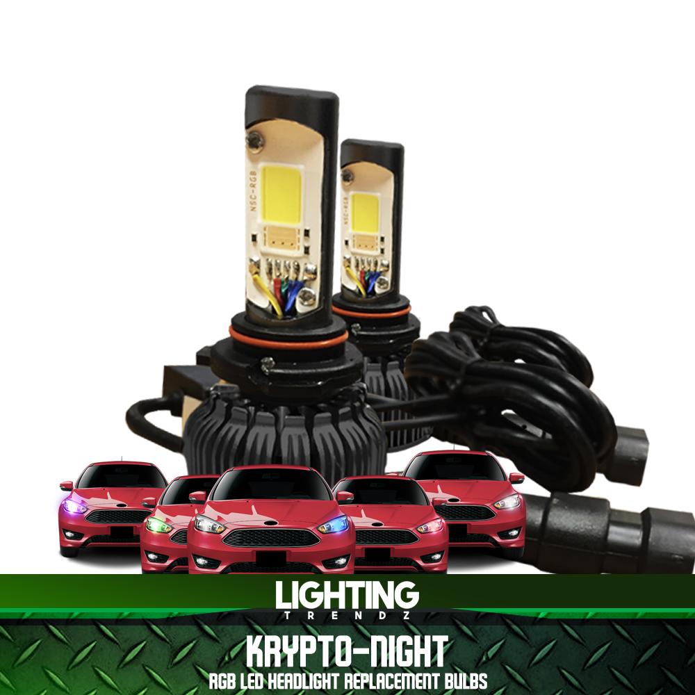 Lighting Trendz Krypto-Night RGB LED Headlight Replacements 2015-2021 Dodge Charger/Challenger