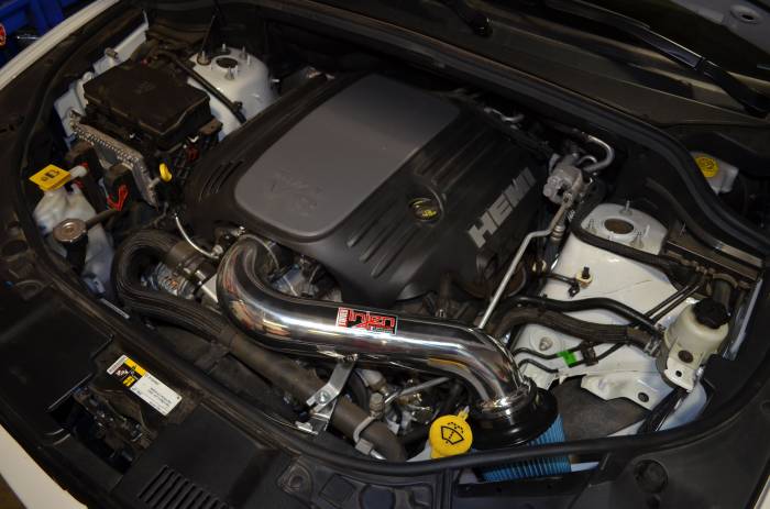 INJEN PF Cold Air Intake System (Wrinkle Black - PF5021WB ) for 2011+ Jeep Grand Cherokee  V8-5.7L & 2011+ Dodge Durango V8-5.7L