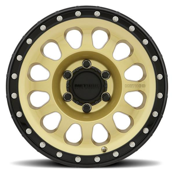 Method Race Wheels 315 | Gold / Black Lip