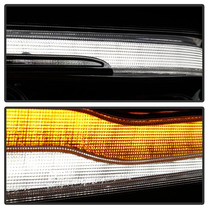 Spyder Projector Headlights Dodge Ram 1500 2019-2021 Halogen Model - Black / Chrome