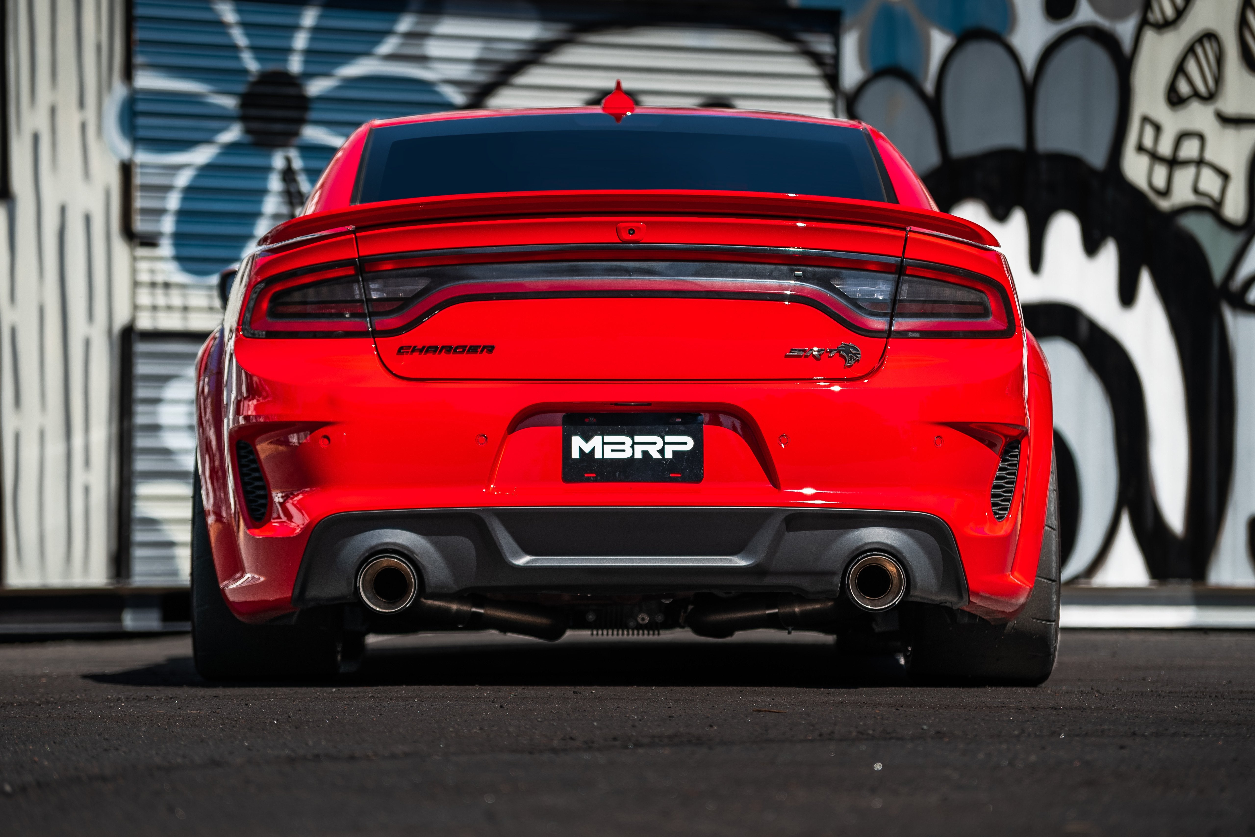 MBRP Race Profile Exhaust System for 2015-2023 Dodge Charger 3" Cat-Back, Dual Rear with 5" Tips