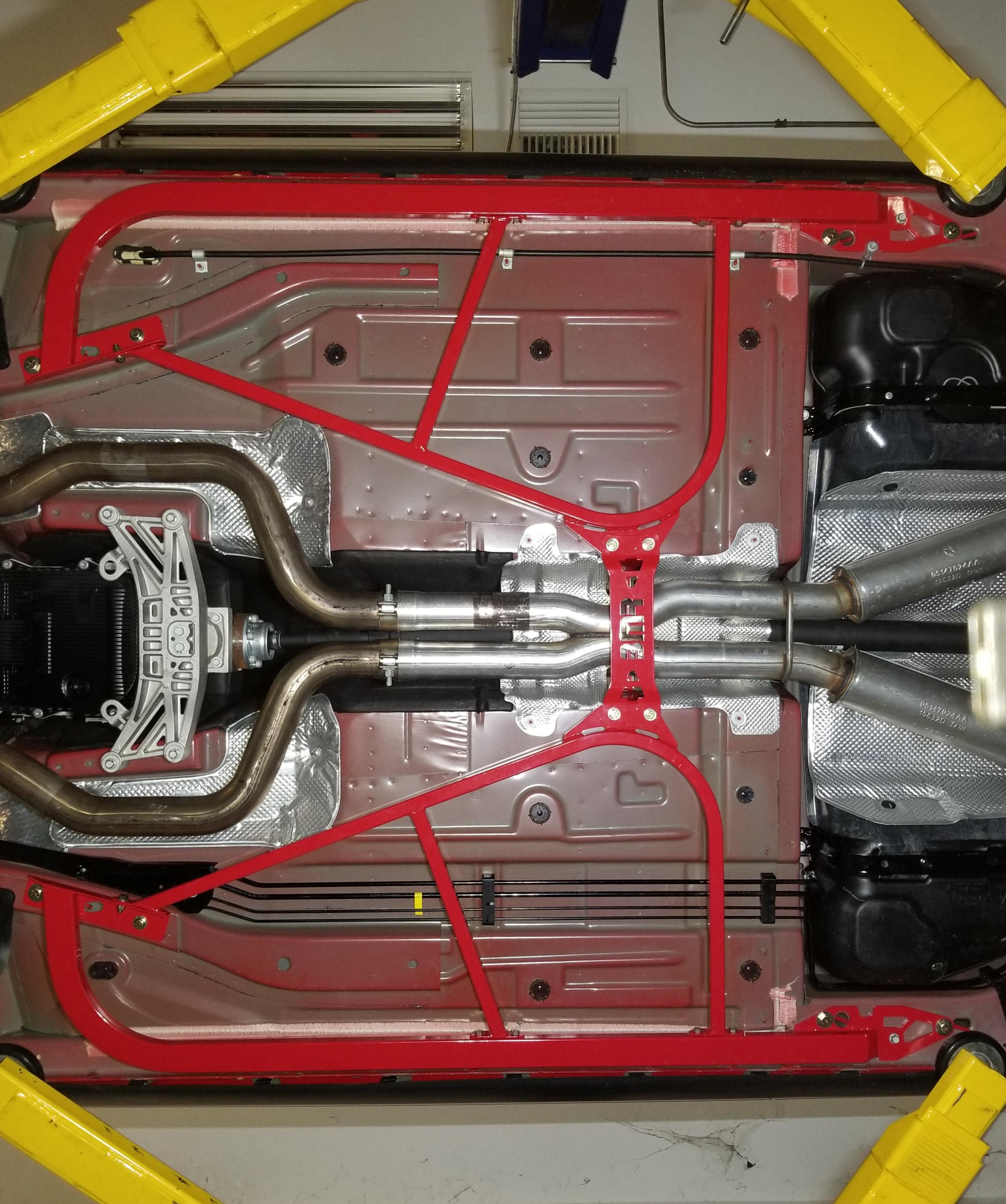 BMR 08-22 Challenger Bolt-On Subframe Connectors
