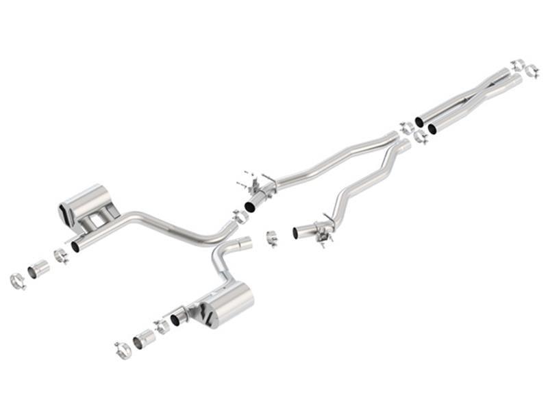 Borla ATAK Catback Exhaust 2015-23 Dodge Charger Scat Pack W/ Active Exhaust Valves