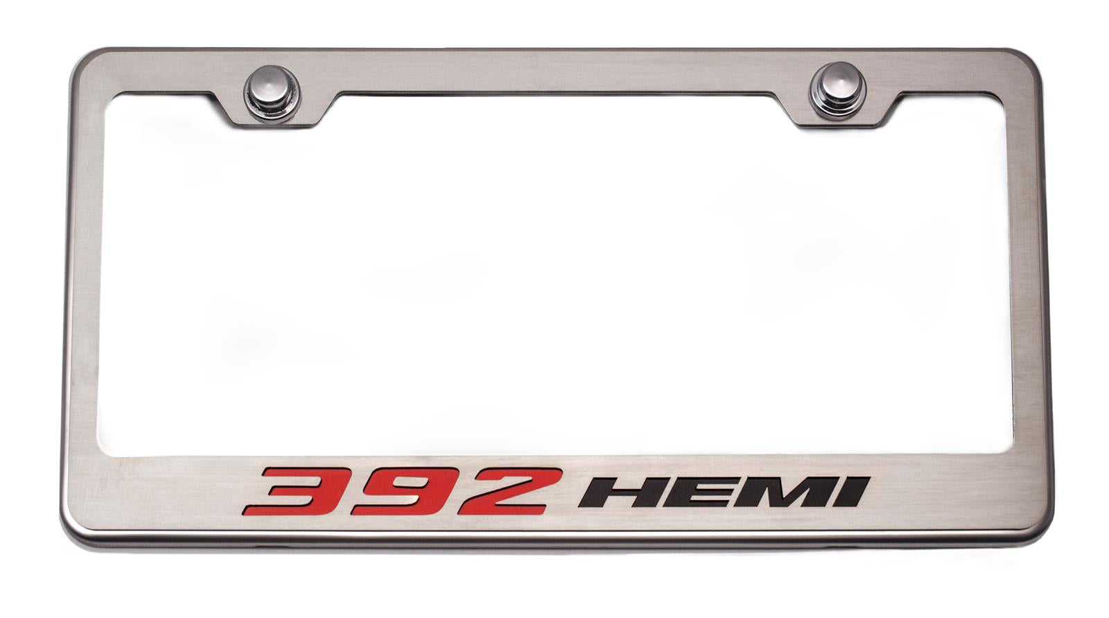 American Car Craft Stainless Steel 392 Hemi License Plate Frame