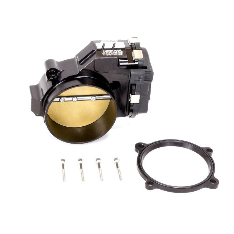 BBK 15-23 Dodge Hellcat 6.2L 100mm Black Billet Series Throttle Body