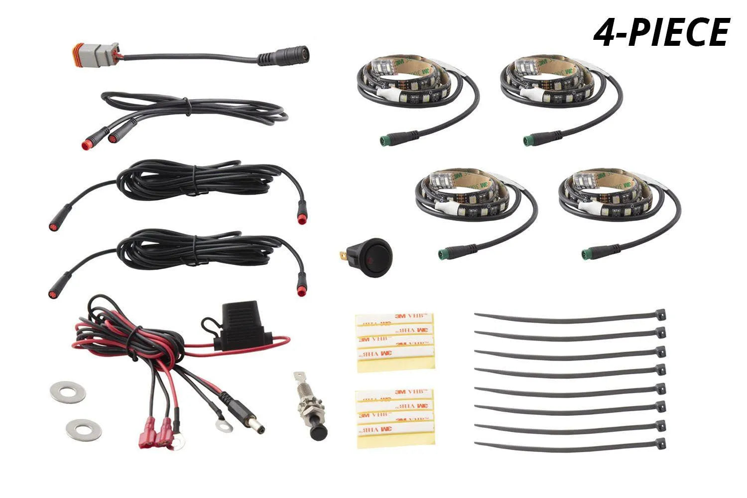 Diode Dynamics RGBW Multicolor Engine Bay LED Kit