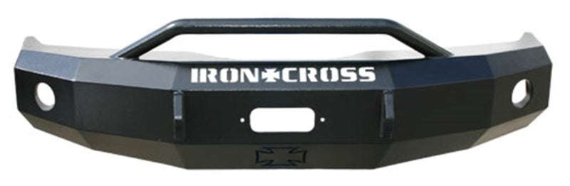 Iron Cross 13-18 Ram 1500 (Non Ram Rebel) Heavy Duty Push Bar Front Bumper - Gloss Black