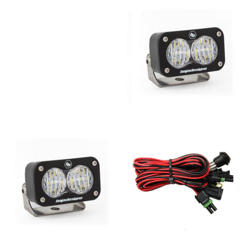 Baja Designs S2 Sport Wide Cornering Pattern Pair LED Work Light - Clear.