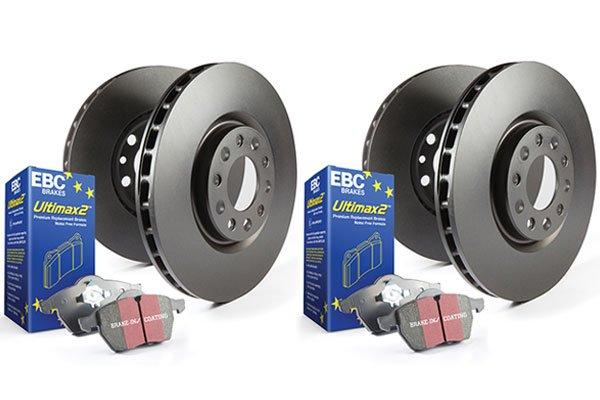 EBC Ultimax Pads and Rotors (Front and Rear) 05-19 Dodge Charger/Challenger/300