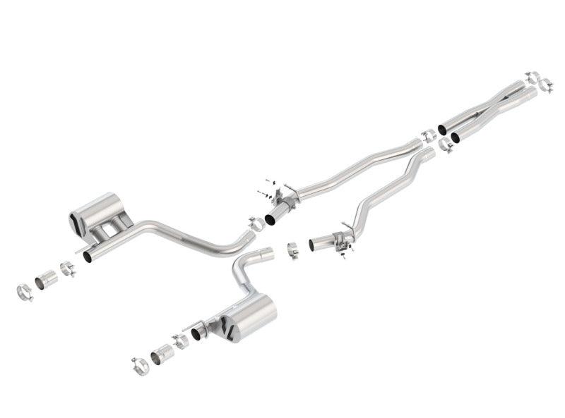 Borla 2015-2023 Dodge Challenger SRT/392 Hemi 6.4L / 5.7L V8 ATAK Catback Exhaust w/ Valves Factory Bezel