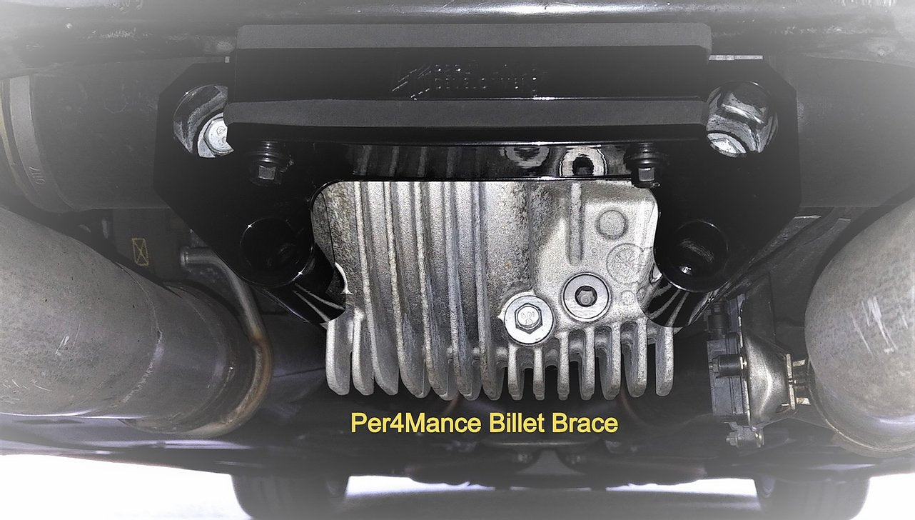 Per4Mance Billet Differential Brace: 2015-2023 V8 Chargers/Challengers/300 RWD