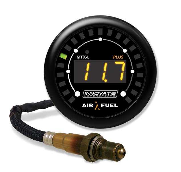 Innovate MTX-L PLUS: Digital Air/Fuel Ratio Gauge Kit (3 Ft. Cable) -