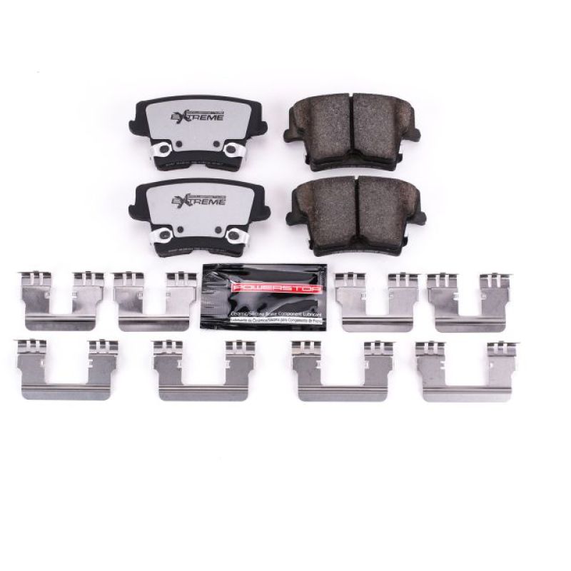 Power Stop 13-22 Dodge Charger/Challenger/300 Rear  Z26 Extreme Street Brake Pads w/Hardware