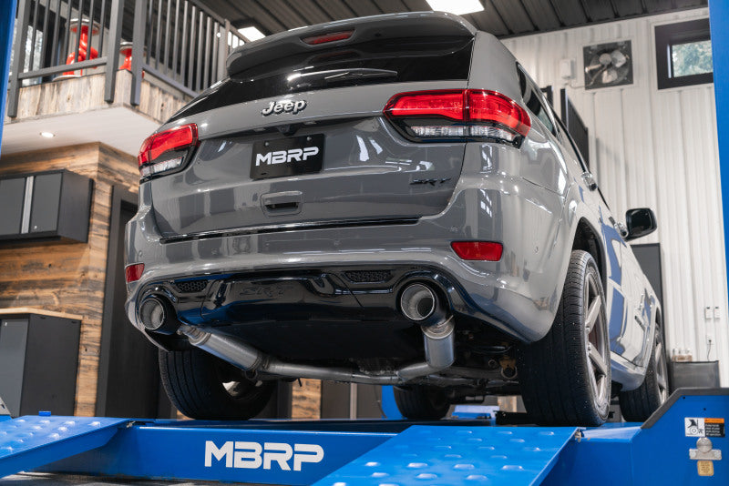 MBRP 2012+ Jeep Grand Cherokee SRT 6.4L 3in Dual Rear Exit Catback Exhaust