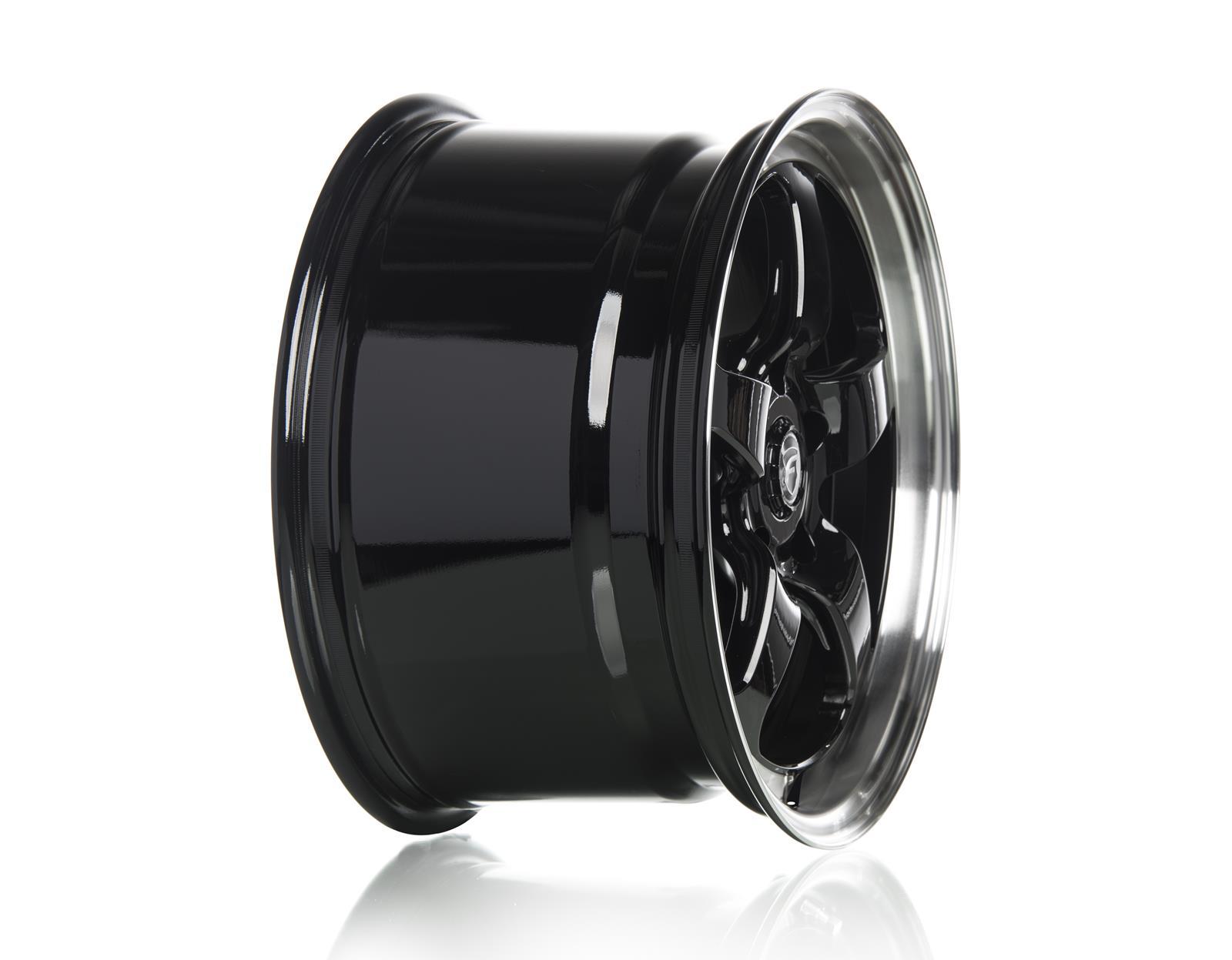 Forgestar D5 Drag Gloss Black Machined Wheels