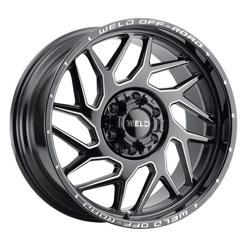 Weld Off-Road Wheel Fulcrum Gloss Black 6 Lug