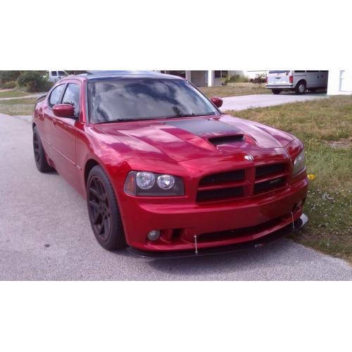 APR Carbon Fiber Wind Splitter With Rods 2006-2010 Dodge Charger SRT-8