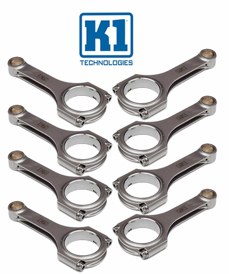 K1 Technologies 6.125 2.0in Journal Chrysler H Beam Rods - Set of 8