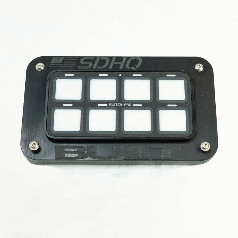 Switch Pros SP-9100 8-Switch Panel System with SDHQ Built Universal Keypad Mount